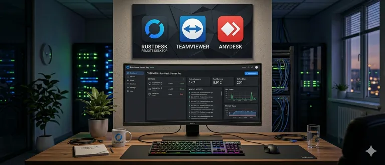 rustdesk, teamviewer , anydesk
