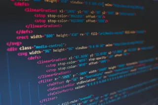 Fragment kodu programu na ekranie